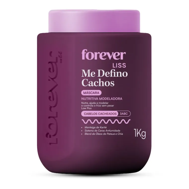 Máscara Nutritiva Me Defino Cachos Forever Liss 1kg Produto Máscara Nutritiva Me Defino Cachos Forever Liss 1kg