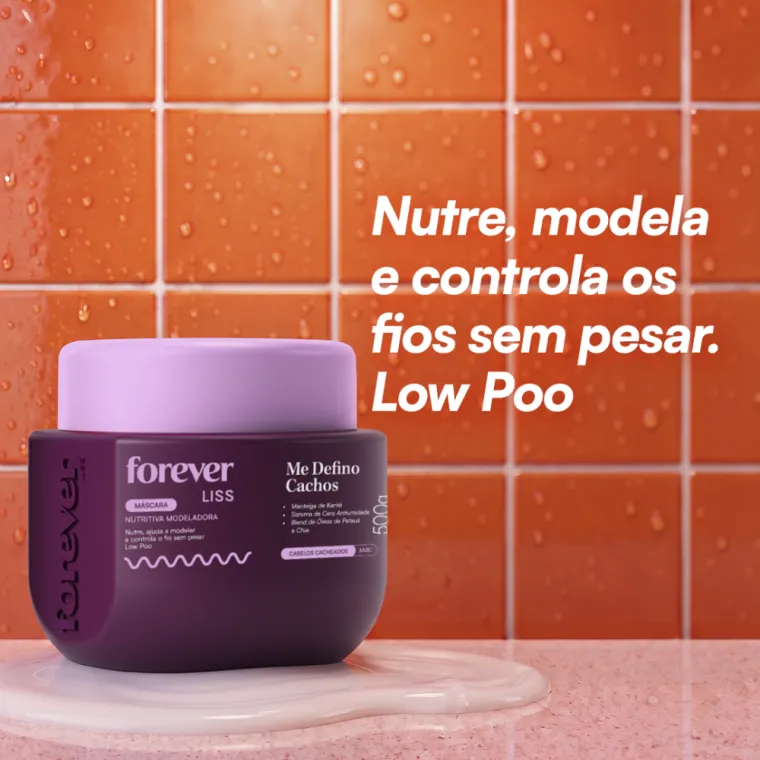 Máscara Nutritiva Me Defino Cachos Forever Liss 500g Produto Máscara Nutritiva Me Defino Cachos Forever Liss 500g