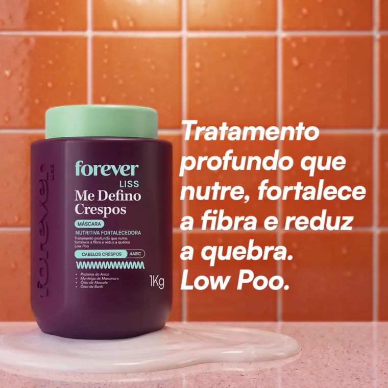 Máscara Nutritiva Me Defino Crespos Forever Liss 1kg Produto Máscara Nutritiva Me Defino Crespos Forever Liss 1kg
