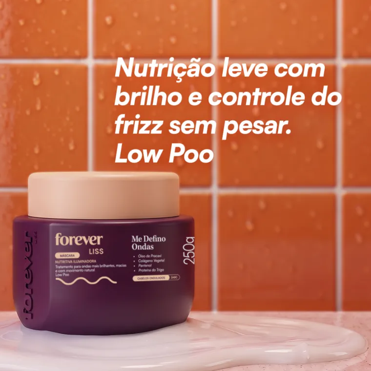 Máscara Nutritiva Me Defino Ondas Forever Liss 250g Produto Máscara Nutritiva Me Defino Ondas Forever Liss 250g