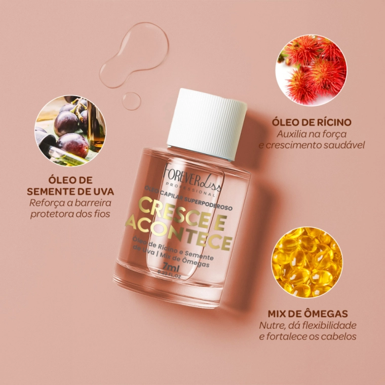 Produto Óleo Capilar Superpoderoso Cresce e Acontece 7ml - Forever Liss