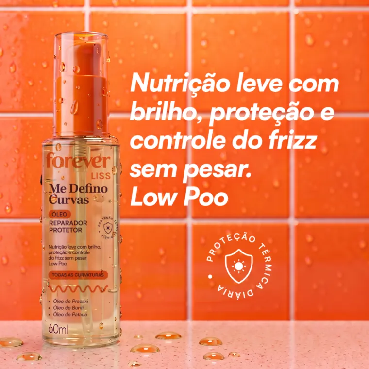 Óleo reparador Me Defino Forever Liss 60ml Produto Óleo reparador Me Defino Forever Liss 60ml