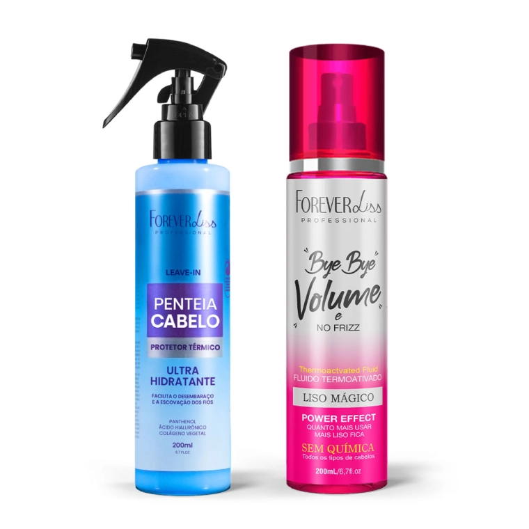 Produto Penteia Cabelo Ultra Hidratante 200ml e Bye Bye Volume e No Frizz Mágico 200ml