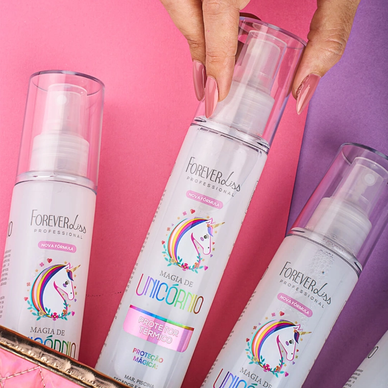 Produto Protetor Térmico Magia de Unicórnio Forever Liss 150ml