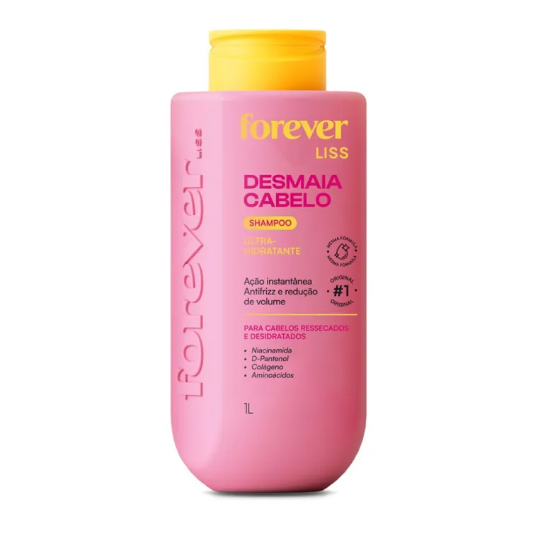 Shampoo Desmaia Cabelo Forever Liss 1L Produto Shampoo Desmaia Cabelo Forever Liss 1L