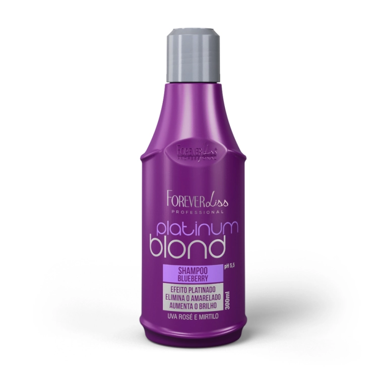 Produto Shampoo Matizador Platinum Blond Forever Liss 300ml