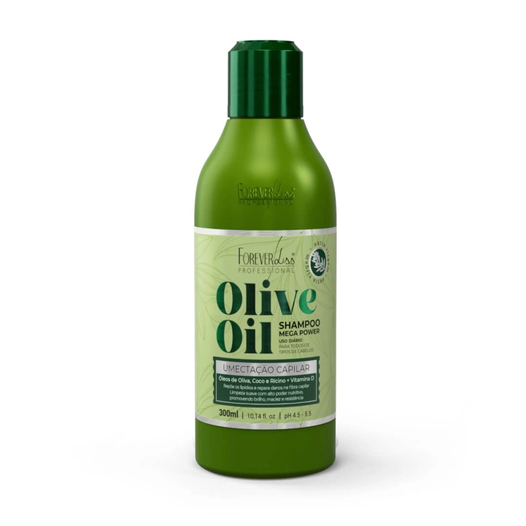 Produto Shampoo Olive Oil Mega Power Forever Liss 300ml