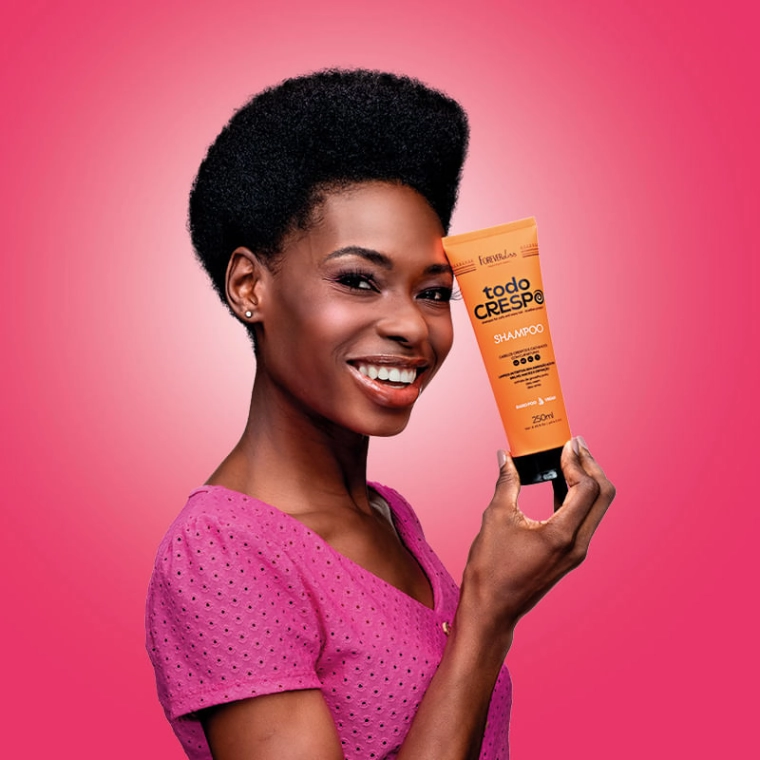Shampoo Todo Crespo 250 ml - Forever Liss Produto Shampoo Todo Crespo 250 ml - Forever Liss