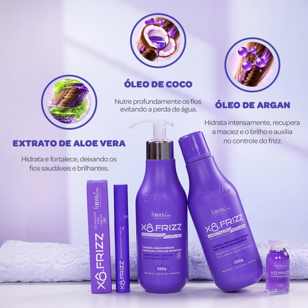 Kit Xô Frizz Completo | Forever Liss