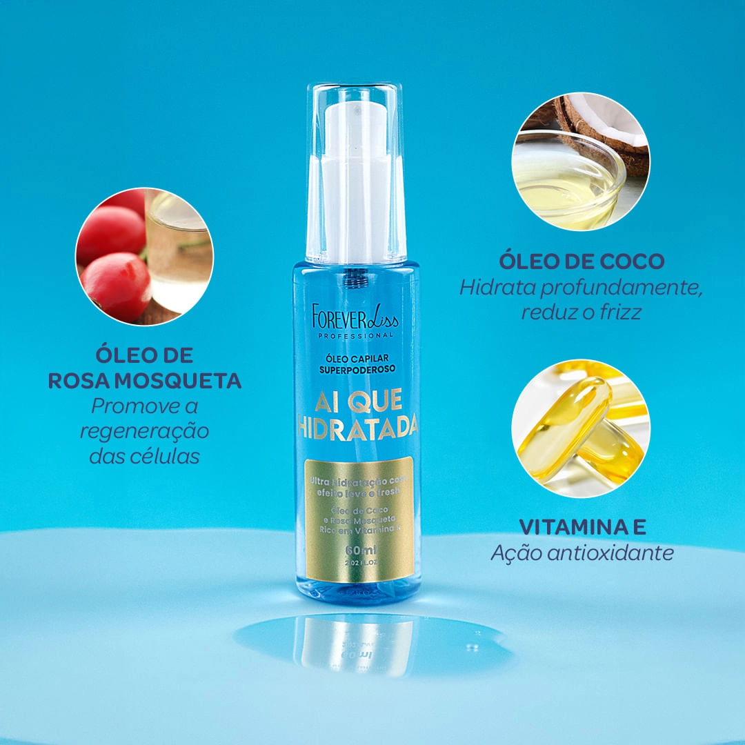 Óleo Capilar Hidratação Profunda | Forever Liss