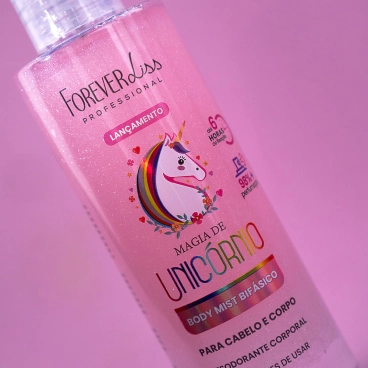 Produto - Body Splash Cabelo e Corpo Magia de Unicórnio Forever Liss 200ml