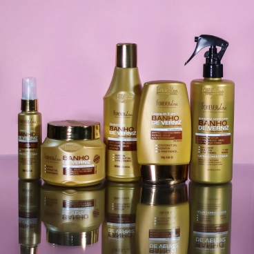 Produto - Kit Banho de Verniz Completo Forever Liss
