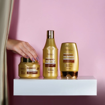 Produto - Kit Banho De Verniz Forever Liss