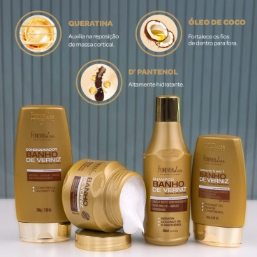 Produto - Kit Banho De Verniz Forever Liss