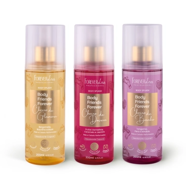 Kit Body Splashs BFF Forever Liss Produto - Kit Body Splashs BFF Forever Liss