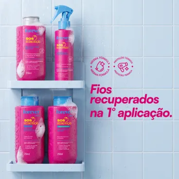 Kit Completo SOS Reconstrução Forever Liss Produto - Kit Completo SOS Reconstrução Forever Liss