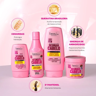Produto - Kit Desmaia Cabelo com Máscara 200g Forever Liss