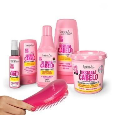 Kit Desmaia Cabelo Completo Forever Liss - Ganhe Escova Desembaraçadora 