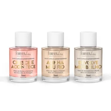 Kit Experimentação Mini Óleos | Forever Liss