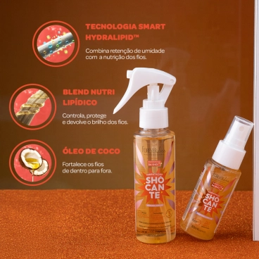Produto - Kit Máscara Lamelar e Perfume Capilar Hidratação Shôcante Forever Liss