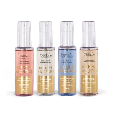 Produto - Kit Óleos Capilares Superpoderosos completo 60 ml - Forever Liss