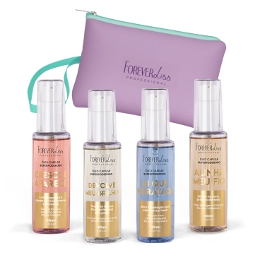 Produto - Kit Óleos Capilares Superpoderosos completo Forever Liss 60 ml