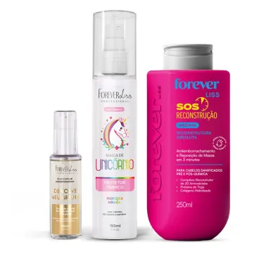 Produto - Kit Resgate dos Fios Forever Liss