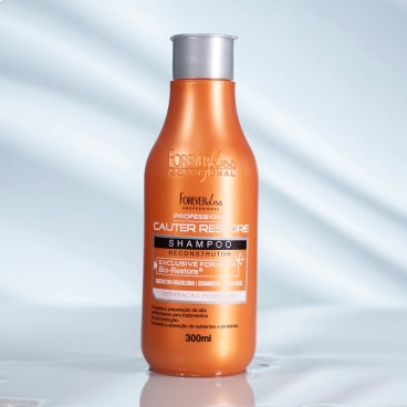 Produto - Kit Shampoo e Condicionador Cauterização Cauter Restore Forever Liss
