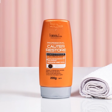 Produto - Kit Shampoo e Condicionador Cauterização Cauter Restore Forever Liss