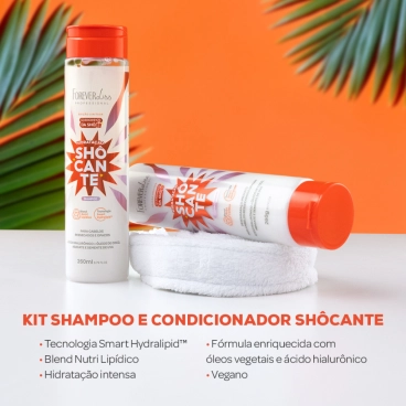 Produto - Kit Shampoo e Condicionador Hidratação Shôcante Forever Liss