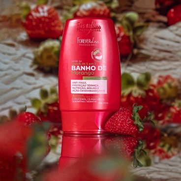 Produto - Leave-in Banho de Verniz Morango Forever Liss 140g