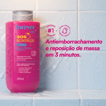 Máscara SOS Reconstrução Forever Liss 250g Produto - Máscara SOS Reconstrução Forever Liss 250g