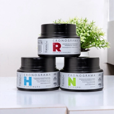 Produto - Mini Cronograma Capilar Forever Liss 40g Cada