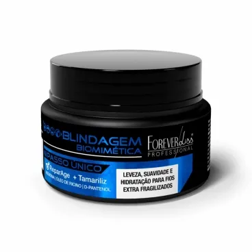 Mini Máscara Blindagem Capilar Biomimética 40g - Forever Liss Produto - Mini Máscara Blindagem Capilar Biomimética 40g - Forever Liss