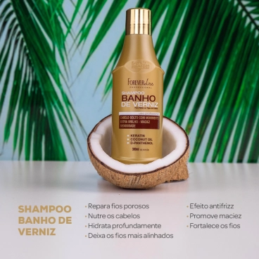Produto - Shampoo Banho de Verniz Forever Liss 300ml