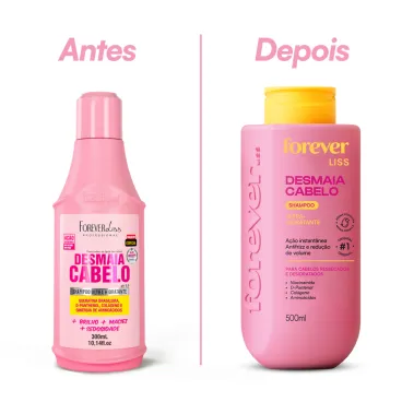 Shampoo Desmaia Cabelo Forever Liss 500ml Produto - Shampoo Desmaia Cabelo Forever Liss 500ml