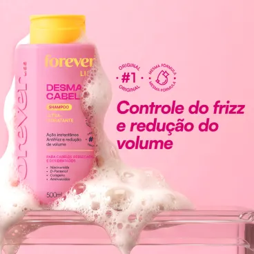 Shampoo Desmaia Cabelo Forever Liss 500ml Produto - Shampoo Desmaia Cabelo Forever Liss 500ml
