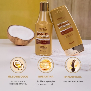 Produto - Shampoo e Condicionador Banho de Verniz