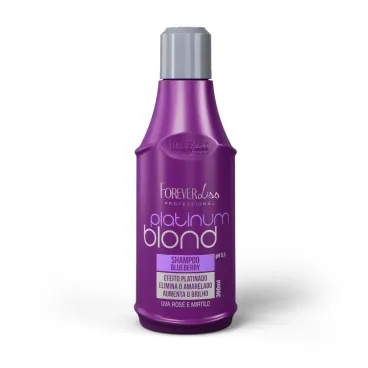 Shampoo Matizador Platinum Blond 300 ml - Forever Liss Produto - Shampoo Matizador Platinum Blond 300 ml - Forever Liss
