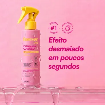Spray Hidratante Desmaia Cabelo Forever Liss 200ml Produto - Spray Hidratante Desmaia Cabelo Forever Liss 200ml