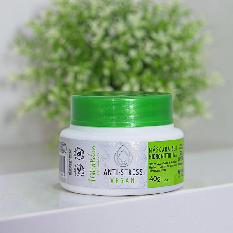 Máscara Capilar Hidronutritiva Anti-Stress Vegan 40g | Forever Liss