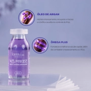 Produto Combo com 3 Ampolas para Cabelo Xô Frizz Forever Liss 15ml