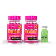 Produto Kit 2 Forever Hair Ganhe Ampola Crespos Forever Liss