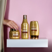Produto Kit Banho de Verniz com Shampoo Condicionador e Máscara 250g Forever Liss