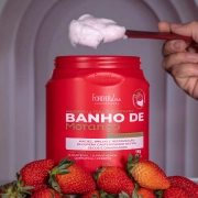 Produto Kit Banho de Verniz Morango Profissional Completo Forever Liss