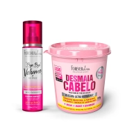 Produto Kit Desmaia Cabelo 350g com Bye Bye Volume Forever Liss