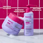Kit Engrossa Fios Hello Volume Forever Liss Produto Kit Engrossa Fios Hello Volume Forever Liss
