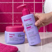 Kit Engrossa Fios Hello Volume Forever Liss Produto Kit Engrossa Fios Hello Volume Forever Liss