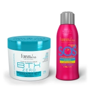 Produto Kit Máscara Volume Zero 250g com Reconstrutor SOS Forever Liss