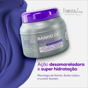 Produto Kit Máscara Banho de Pérola com Reconstrutor SOS Forever Liss